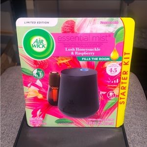 Air Wick Essential Mist Lush Honeysuckle & Raspberry Starter Kit